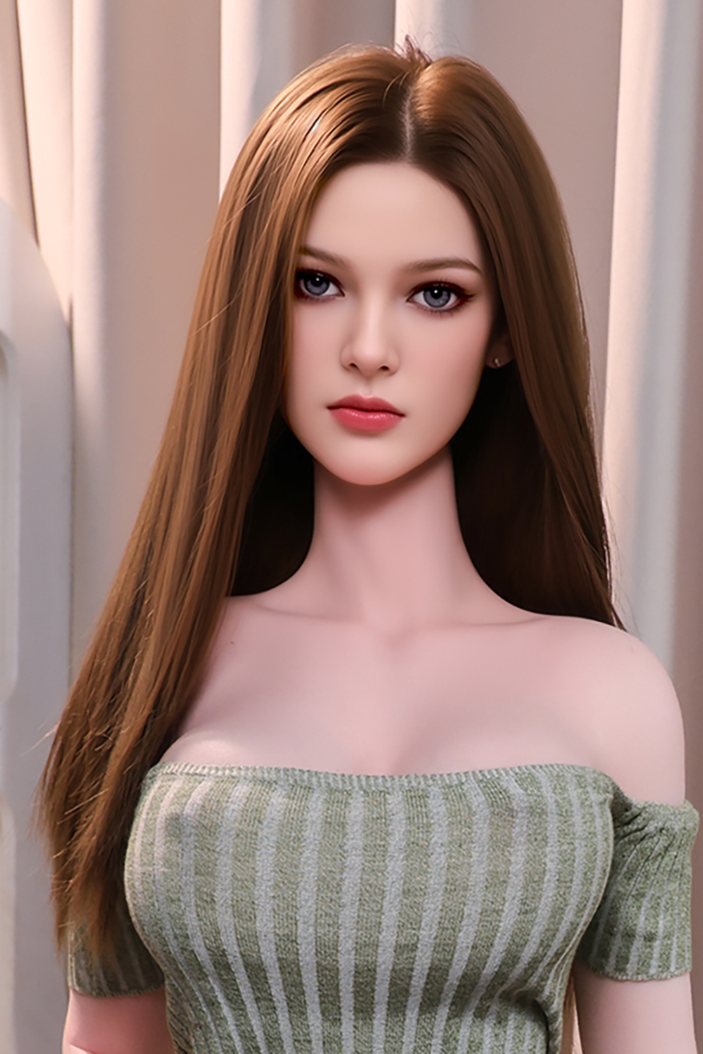 SYLVIA Slim Big Breast MILF Sex Doll Super Voluptuous TPE Sex Doll, Ultra-Soft & Bouncy Feel