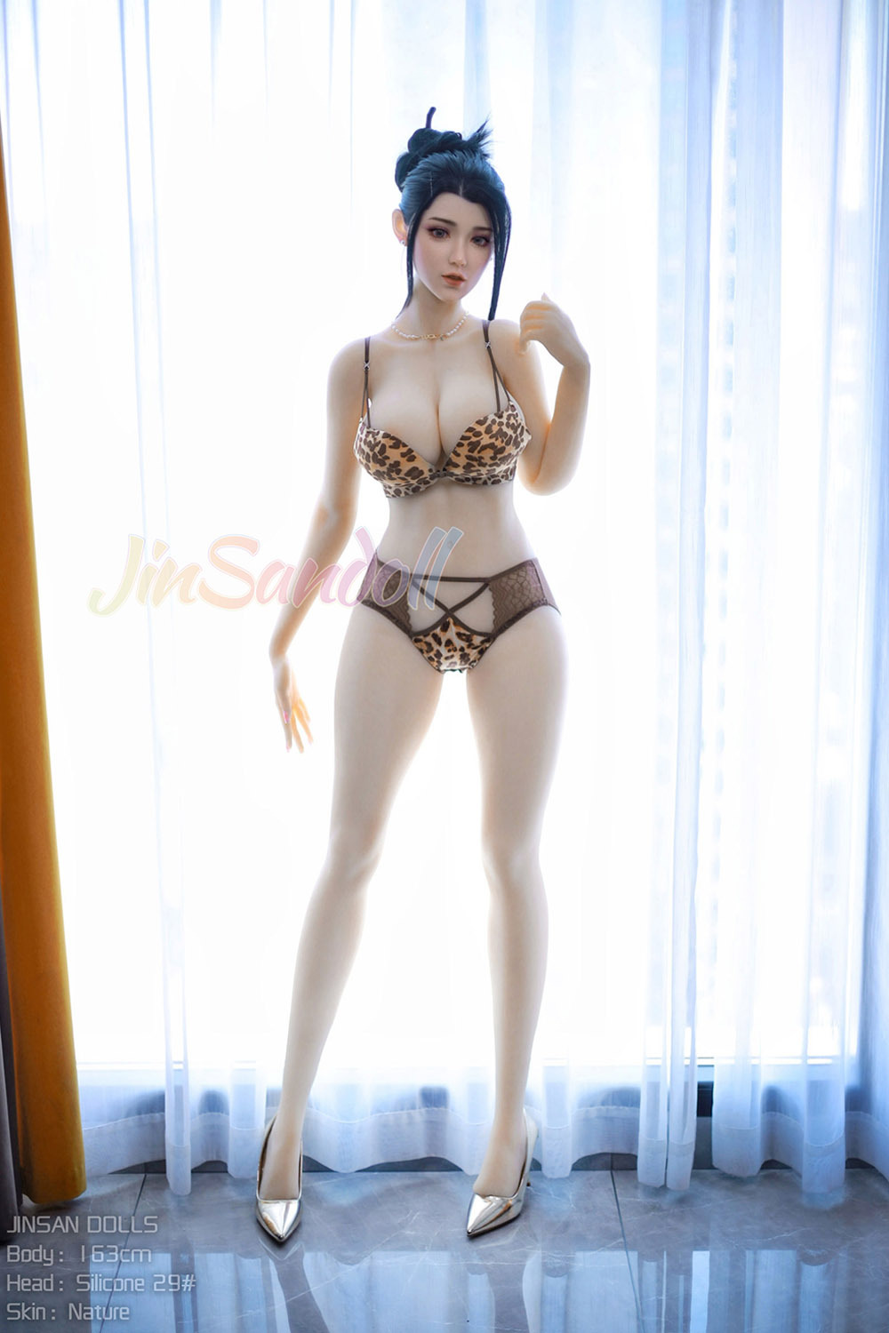 163cm/5.4ft F-Cup Silicone Sex Doll - Halcyon