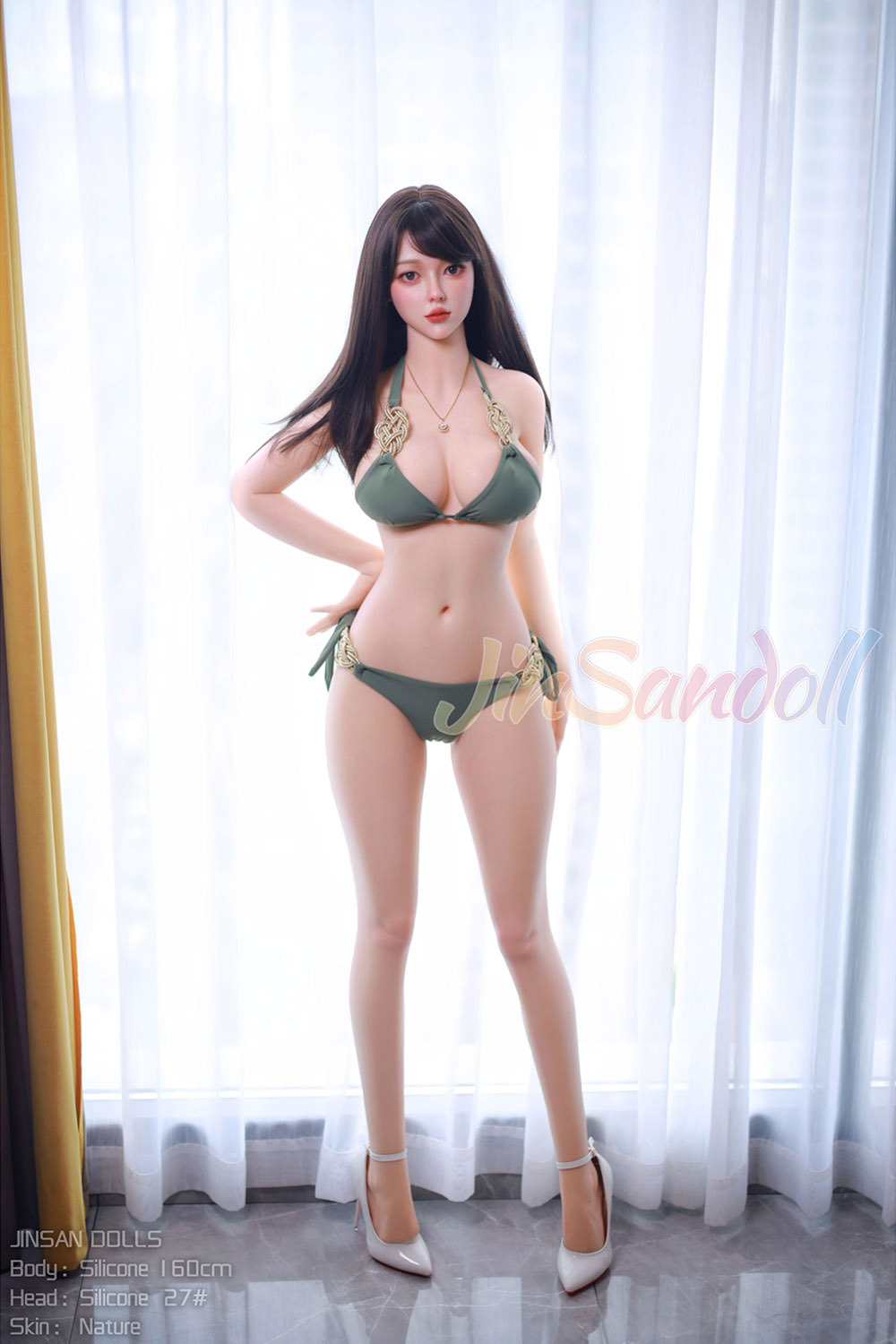 160cm/5.3ft E-Cup Silicone Sex Doll - Odelia