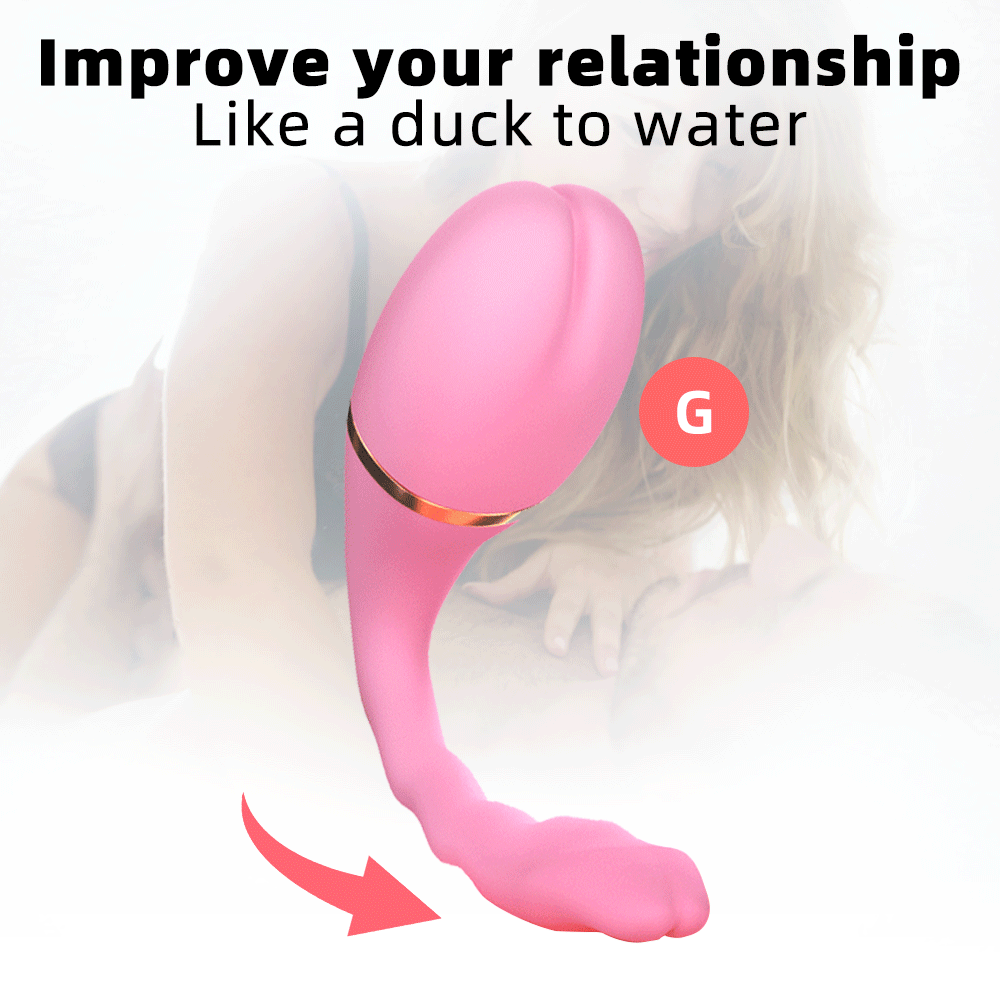 Flower Mandarin Duck Couple Resonant Massager