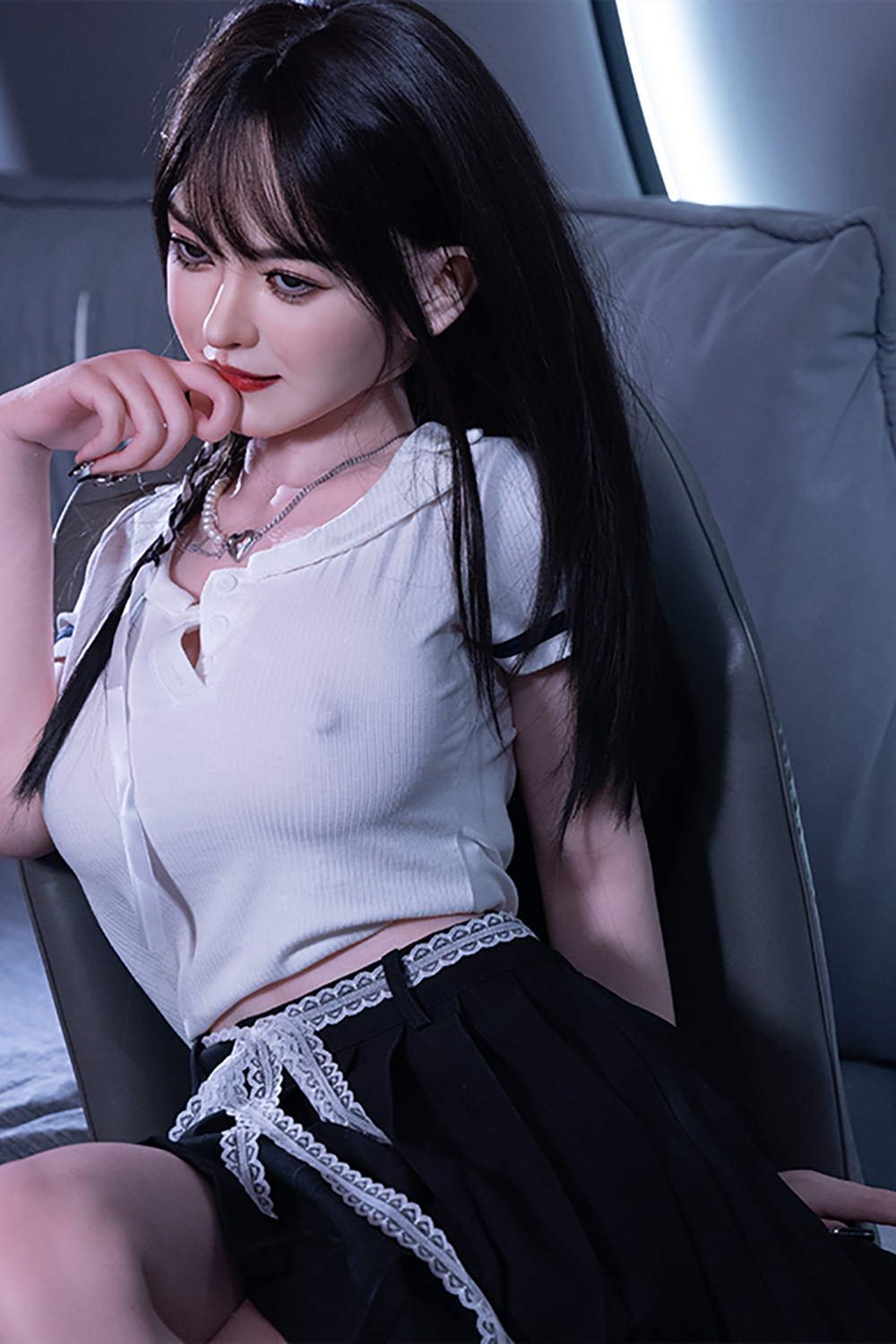 157cm E-Cup Silicone Sex Doll - Mylene Customizable Silicone Sex Doll with Natural Muscle Tone Look