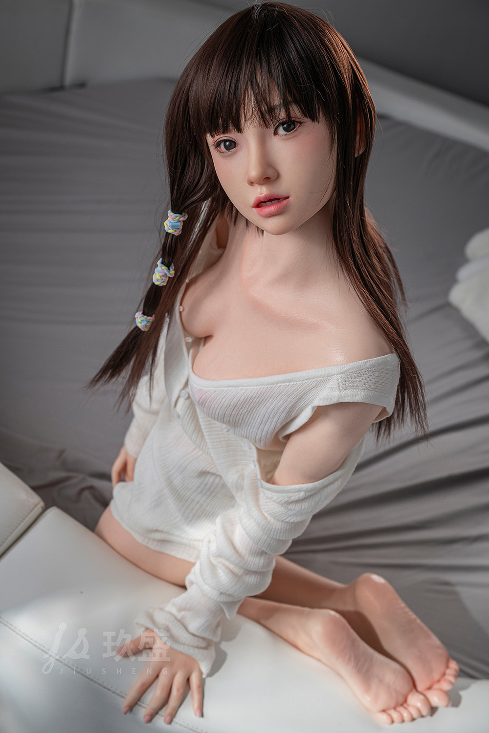 150cm B-Cup Silicone Sex Doll - Riva Ernest | Petite Cute Charm, Soft Lifelike Silicone Feel