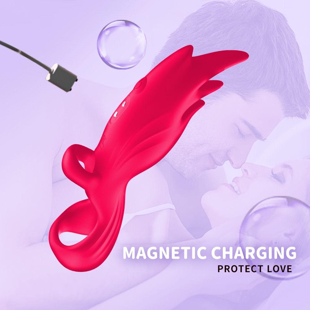 Six-Finger Magic Condom Sex Vibrator