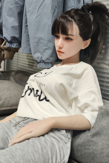 158cm D-Cup Silicone Head TPE Body Lifelike Sweet Black Hair Sex Doll - Talyndra for Sale | DollsLover Official Store | Qita Doll