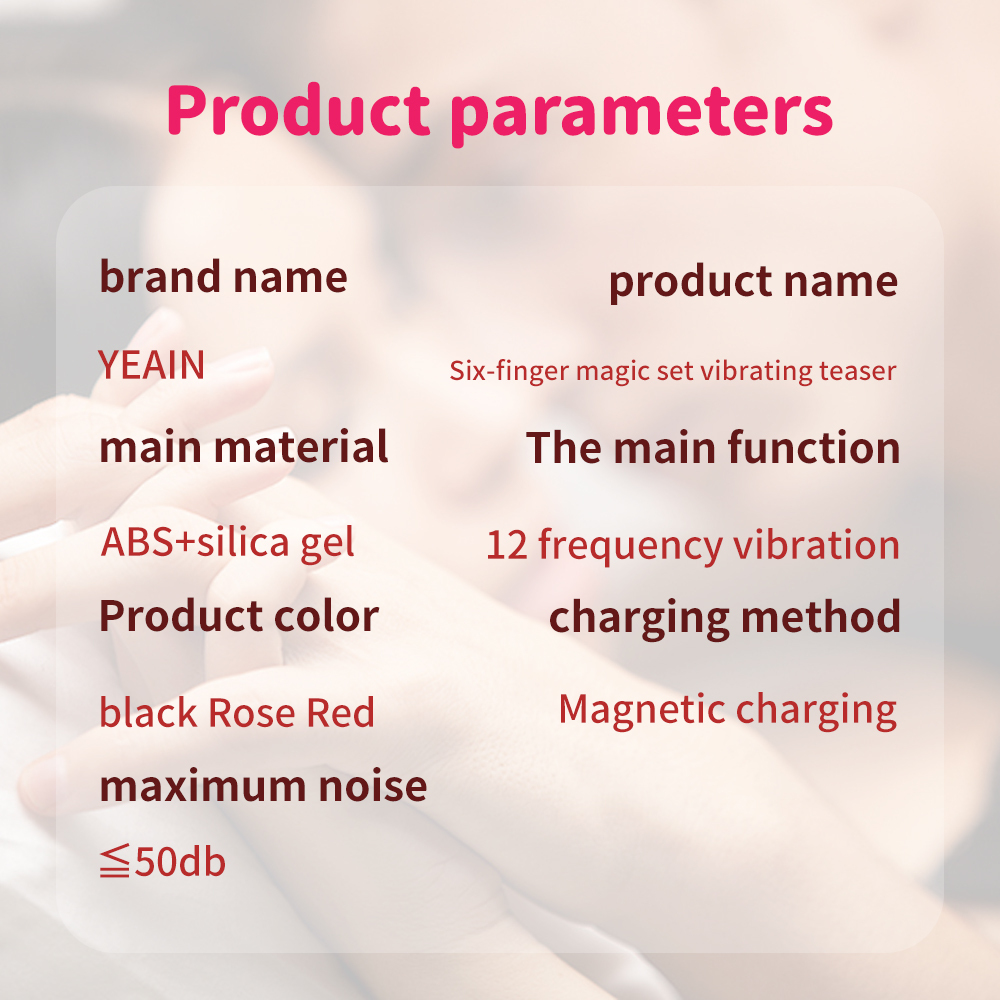 Six-Finger Magic Condom Sex Vibrator