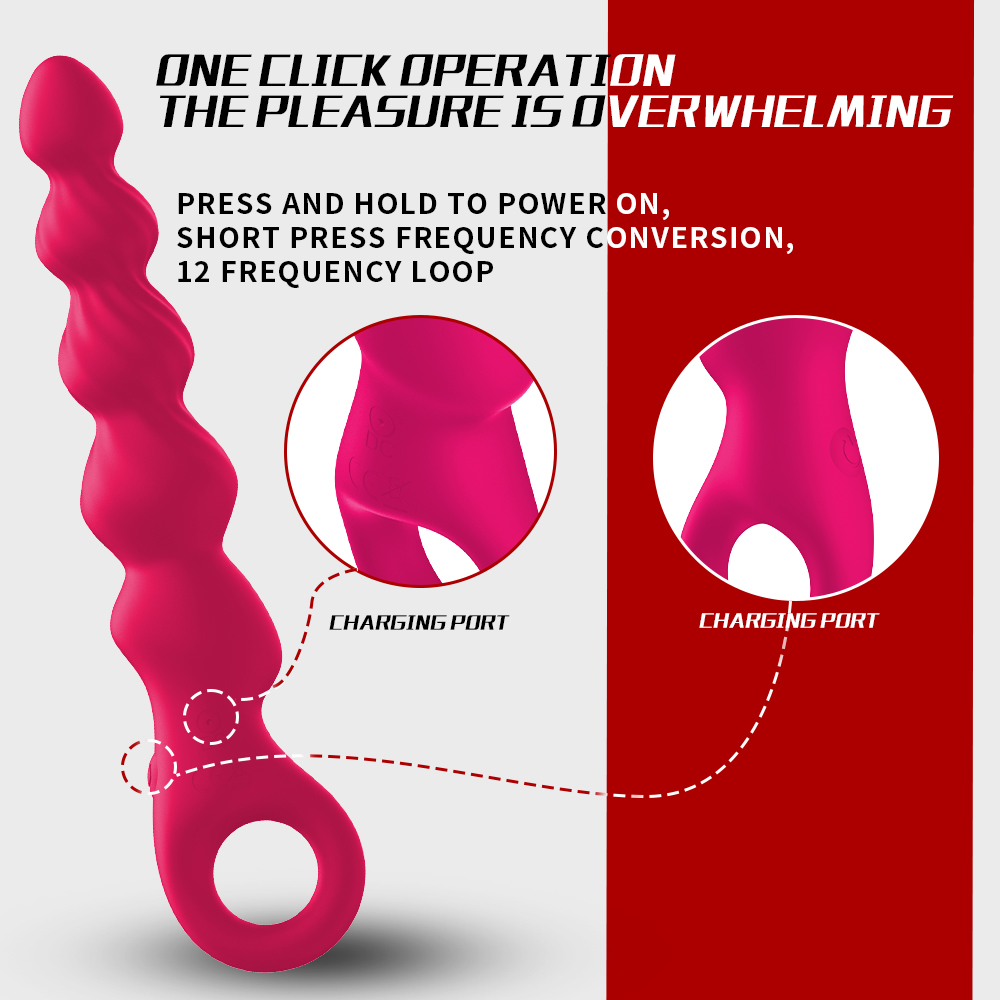 Ecstasy Beads Anal Plug Pull Beads