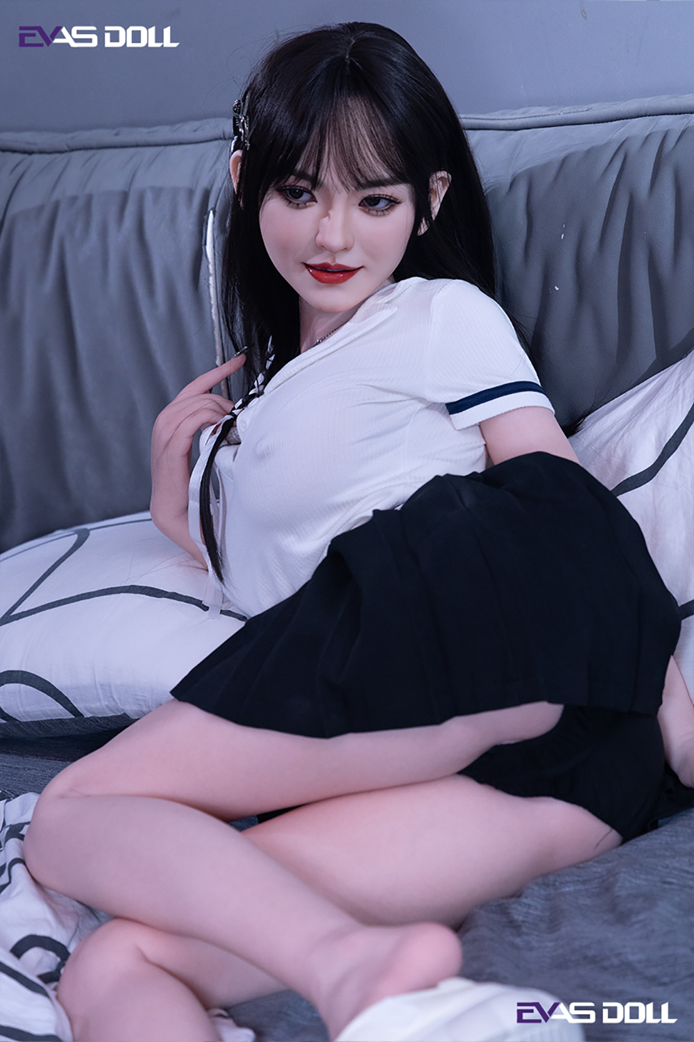 157cm E-Cup Silicone Sex Doll - Mylene Customizable Silicone Sex Doll with Natural Muscle Tone Look