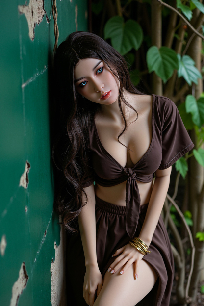 151cm E-Cup Silicone Head Sex Doll - Elina-DollsLover Official Store