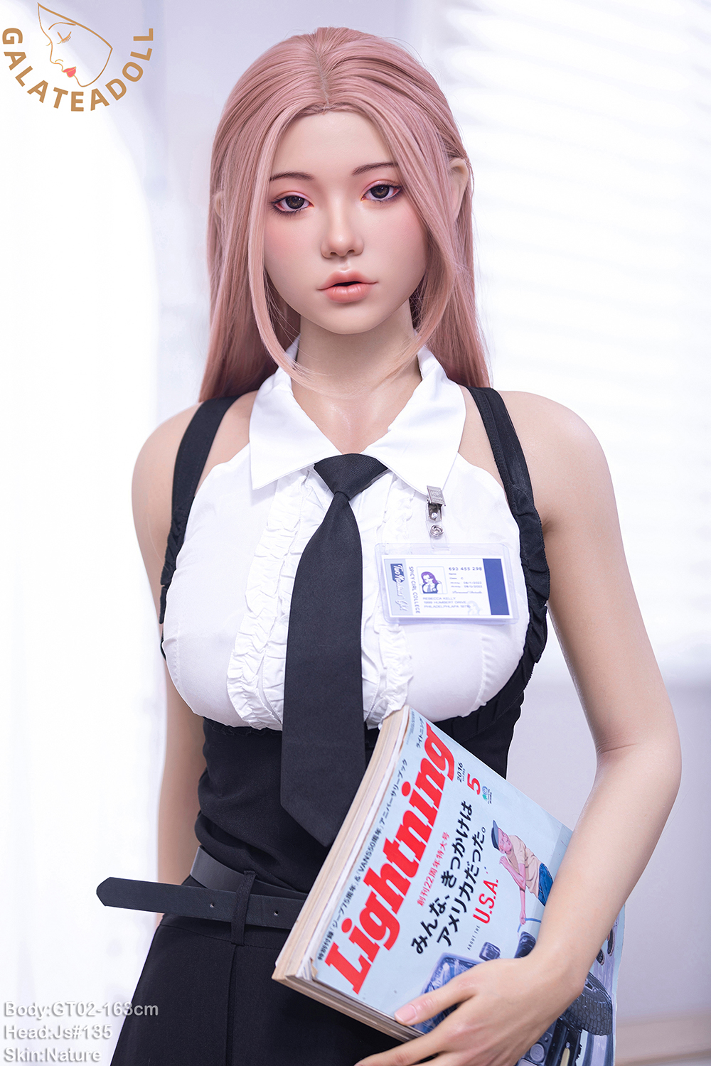 163cm D-Cup Silicone Sex Doll - Azrielle Busty Silicone Goddess, Ultra-Soft Touch & Golden Ratio Body