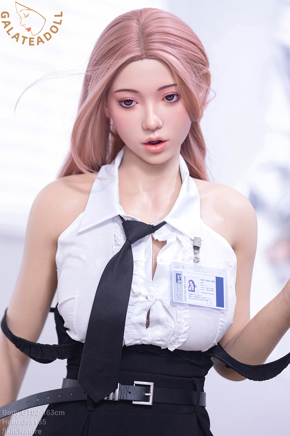 163cm D-Cup Silicone Sex Doll - Azrielle Busty Silicone Goddess, Ultra-Soft Touch & Golden Ratio Body