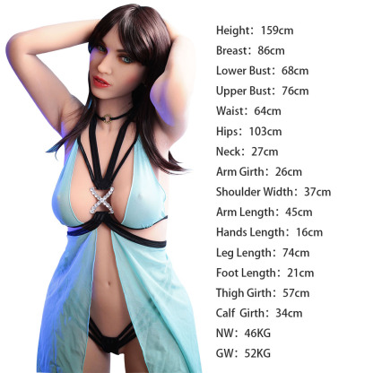 159cm D-Cup TPE Sex Doll - Velisandra-DollsLover Official Store