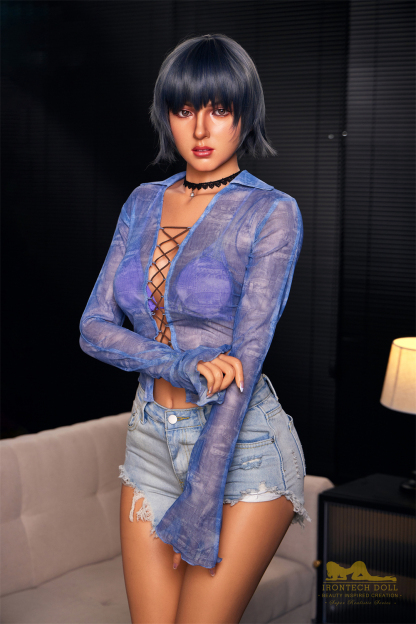 168cm/5ft6 A-Cup Silicone Sex Doll – Bellatrix-DollsLover Official Store