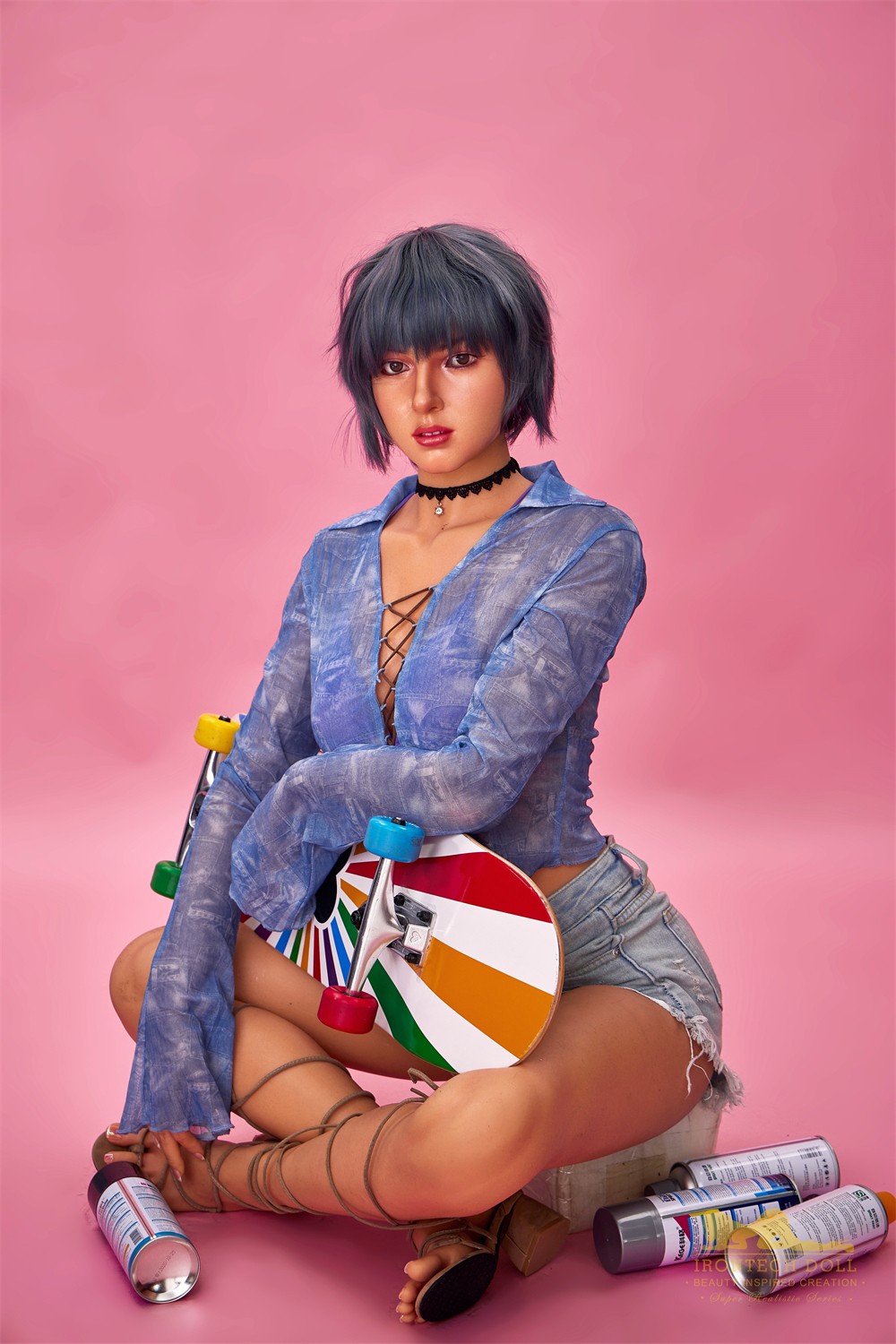 168cm/5ft6 A-Cup Silicone Sex Doll – Bellatrix