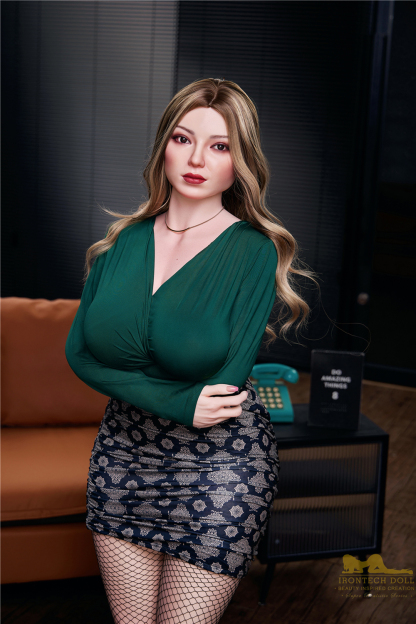 162cm/5ft4 H-Cup Silicone Sex Doll – Glimmer-DollsLover Official Store