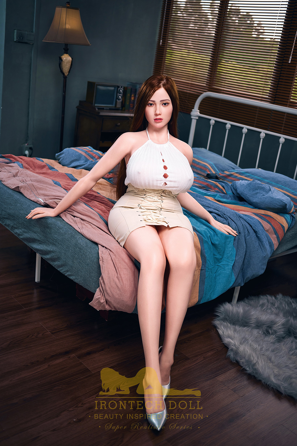 162cm/5ft4 H-Cup Silicone Sex Doll – Fluffy