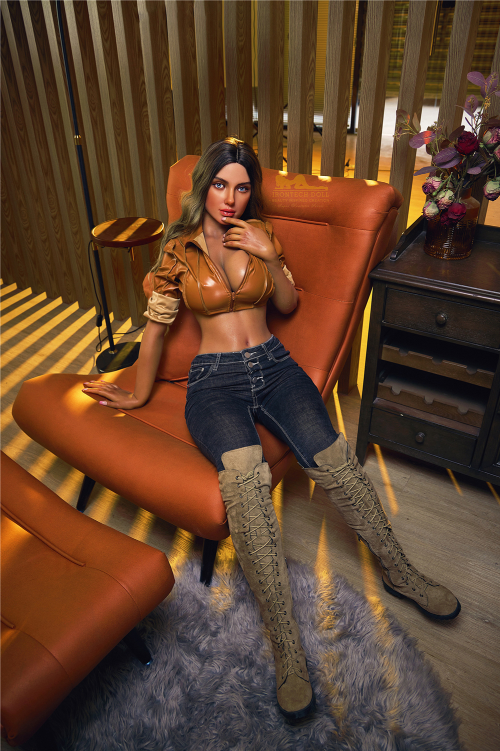 165cm/5ft5 F-Cup Silicone Sex Doll – Kit