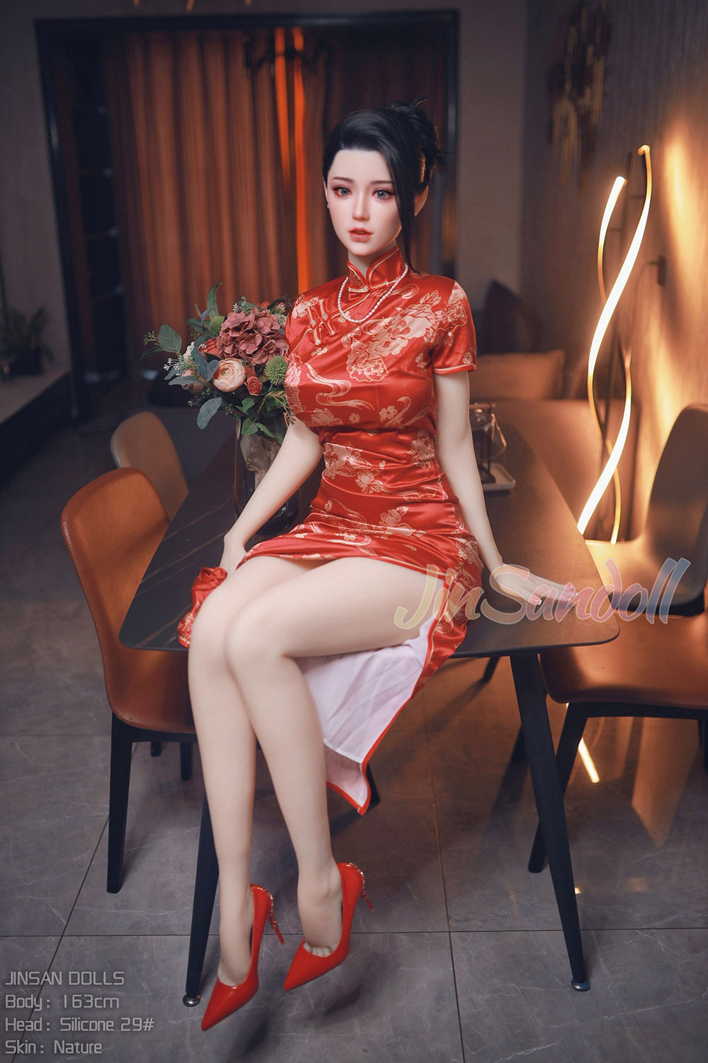 163cm/5.4ft F-Cup Silicone Sex Doll - Halcyon