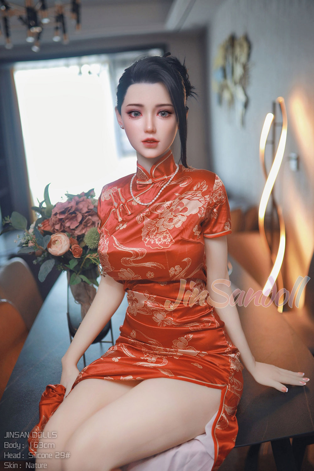 163cm/5.4ft F-Cup Silicone Sex Doll - Halcyon