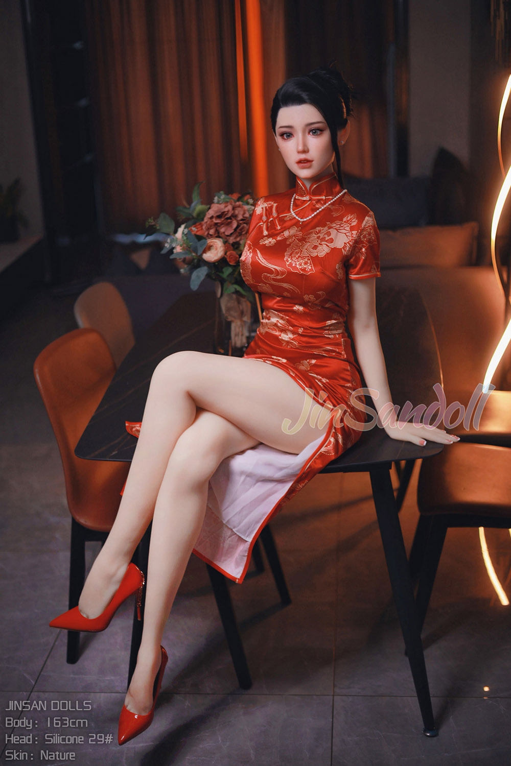 163cm/5.4ft F-Cup Silicone Sex Doll - Halcyon