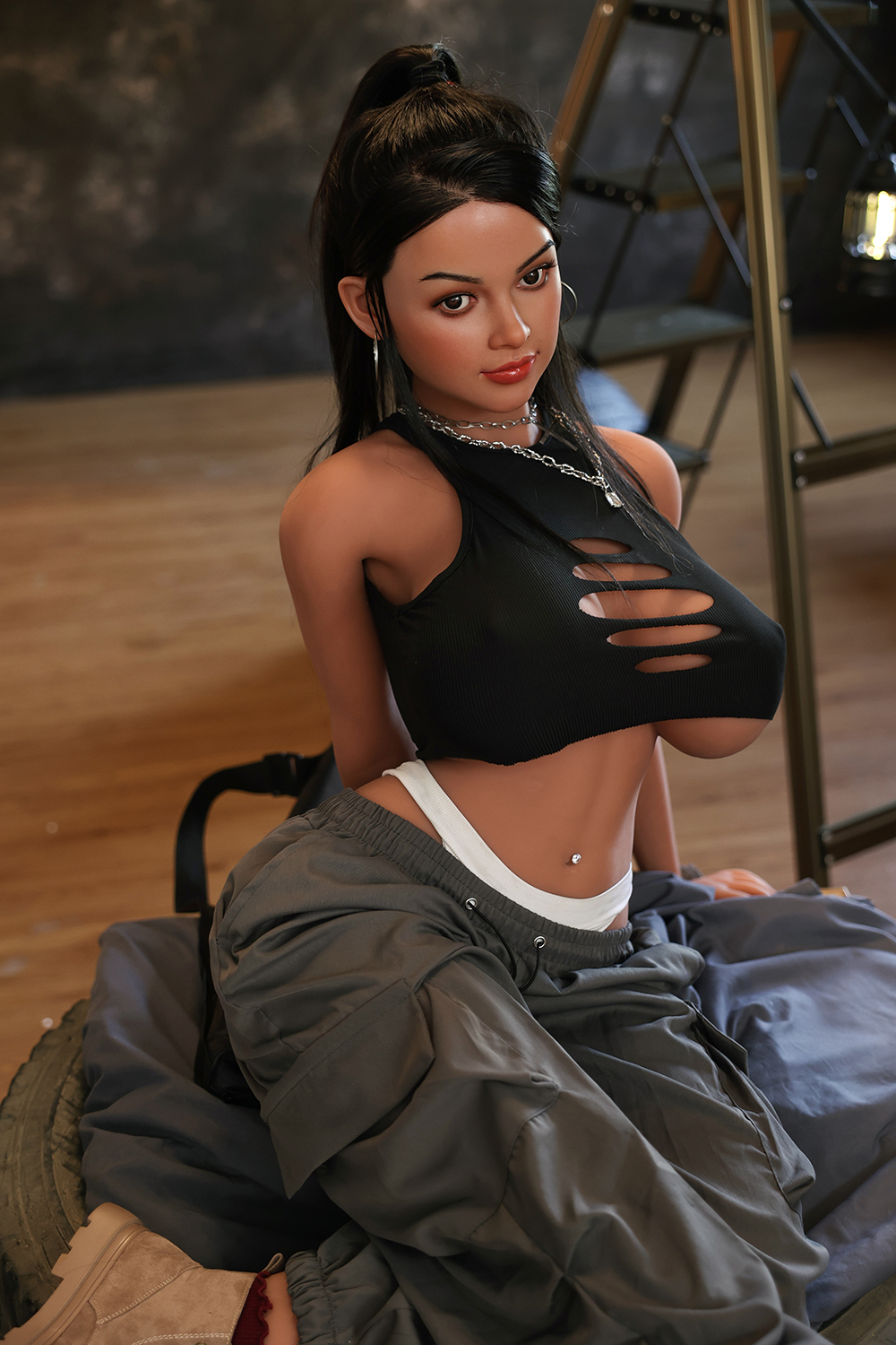 153cm Bust-92cm TPE Sex Doll - Ilyndra (In Stock at US Warehouse) Lifelike Busty TPE Sex Doll, Deep Cleavage & Skin-Friendly Material