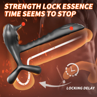 Semen Locking Vibration Ring-DollsLover Official Store