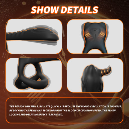 Semen Locking Vibration Ring-DollsLover Official Store