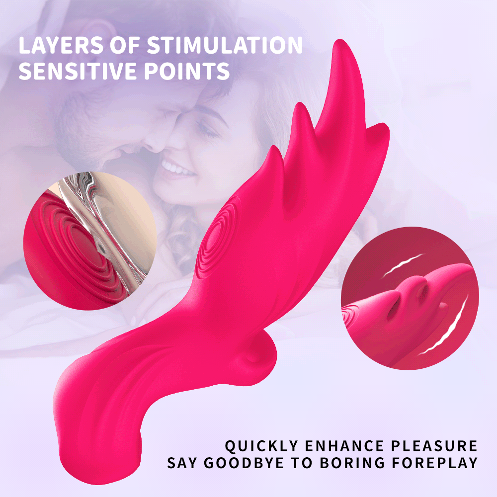 Six-Finger Magic Condom Sex Vibrator