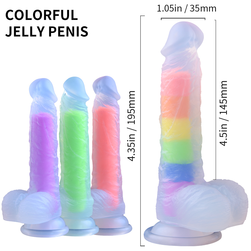 Jelly monochrome penis