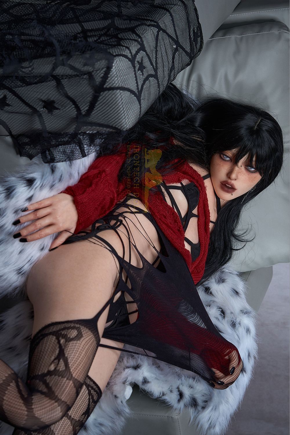 161cm/5ft3 A-Cup Silicone Sex Doll – Delanora A-Cup Dominant Woman Doll – Mature, Powerful Look