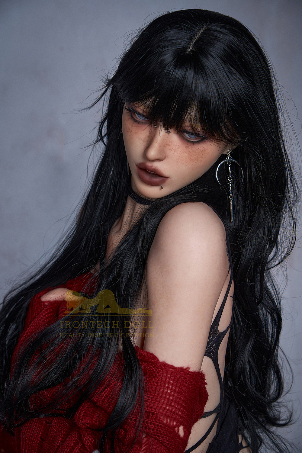 161cm/5ft3 A-Cup Silicone Sex Doll – Delanora A-Cup Dominant Woman Doll – Mature, Powerful Look