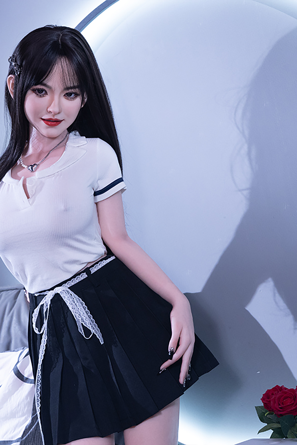 157cm E-Cup Silicone Sex Doll - Mylene Customizable Silicone Sex Doll with Natural Muscle Tone Look