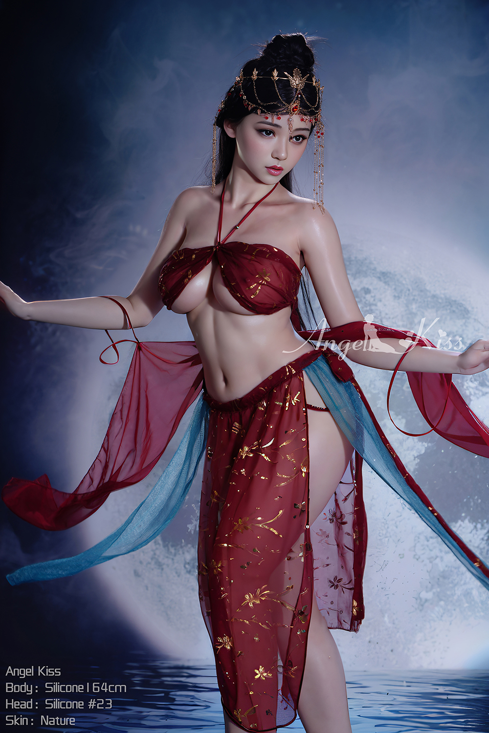 164cm/5.46ft D-Cup Silicone Sex Doll - Pixie