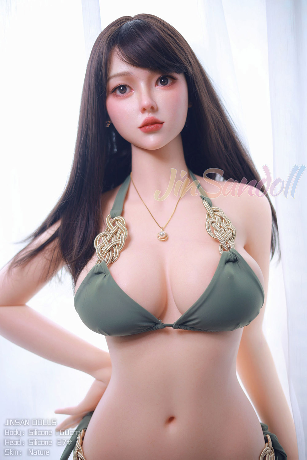 160cm/5.3ft E-Cup Silicone Sex Doll - Odelia