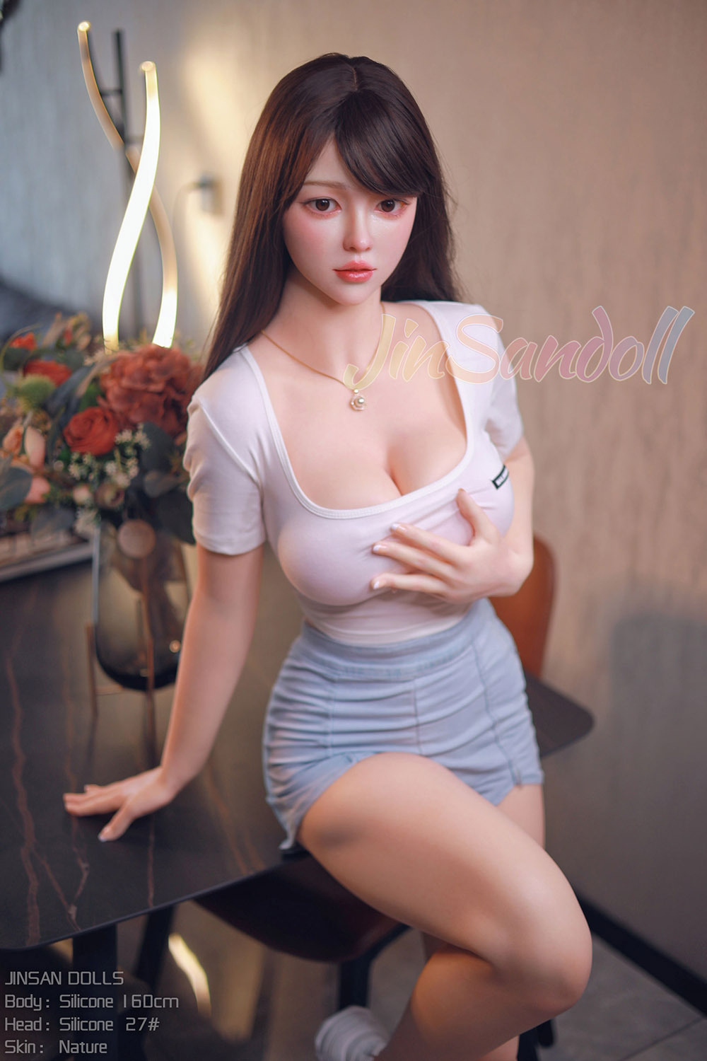 160cm/5.3ft E-Cup Silicone Sex Doll - Odelia