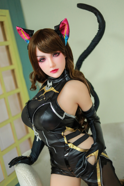 158cm/5ft2 BUST-80cm Silicone Head Sex Doll – Eleanor-DollsLover Official Store