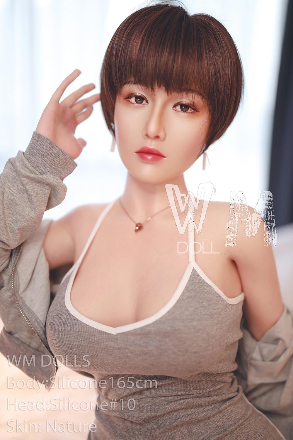 165cm/5ft5 E-Cup Silicone Head Sex Doll – Bridget