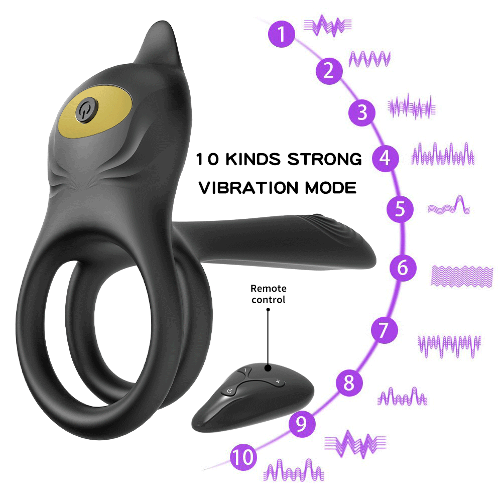 Lock Fine Double Vibration Ring