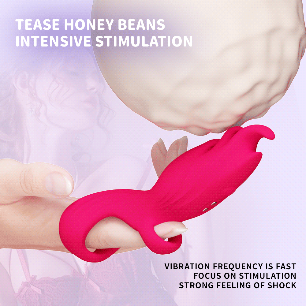 Six-Finger Magic Condom Sex Vibrator