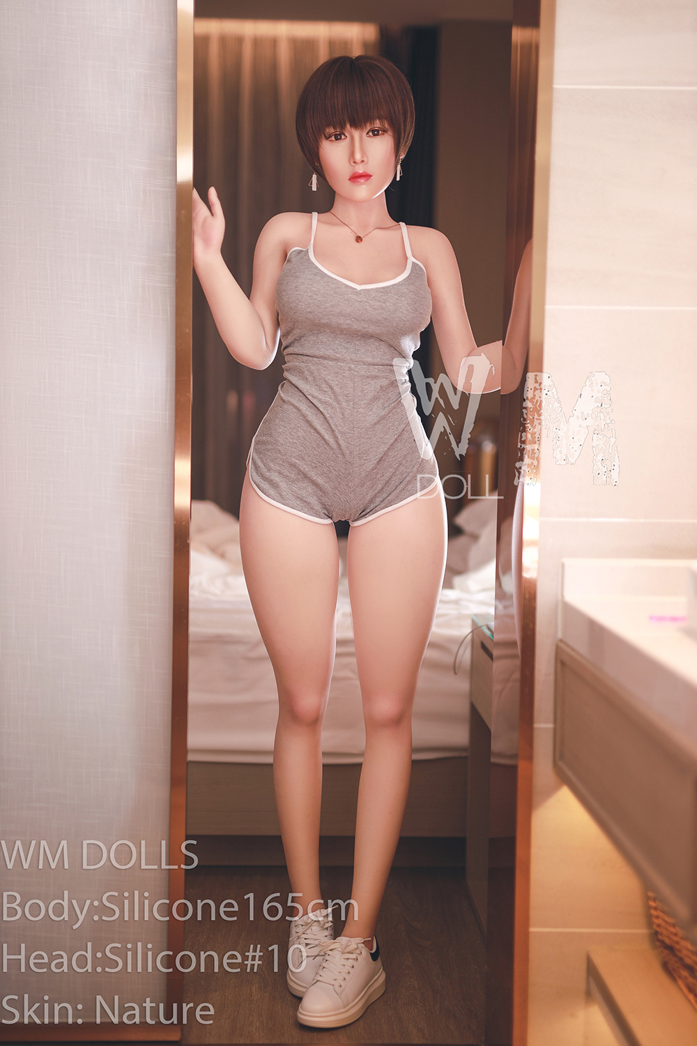 165cm/5ft5 E-Cup Silicone Head Sex Doll – Bridget