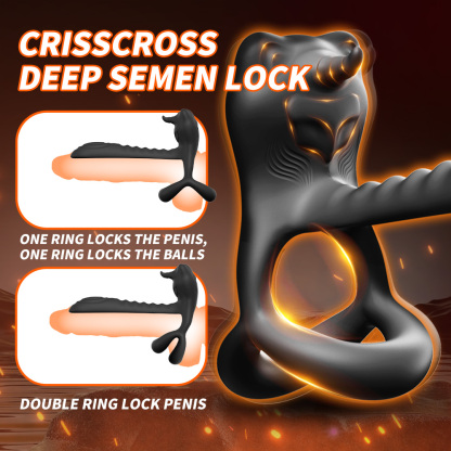 Semen Locking Vibration Ring-DollsLover Official Store