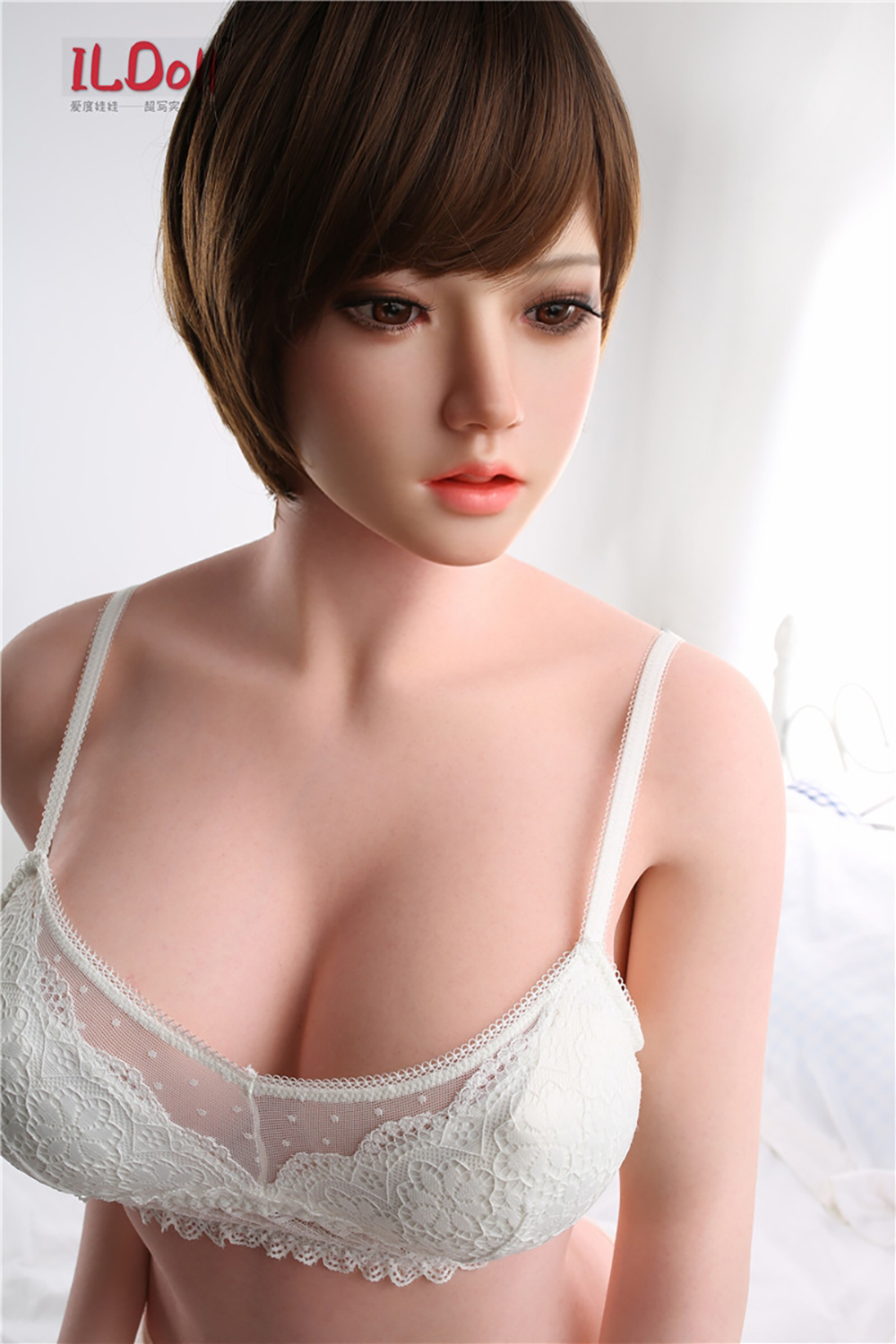 160cm D-Cup TPE Body Silicone Head Sex Doll - Jessira Realistic Silicone Head + TPE Body Sex Doll with True-to-Life Features