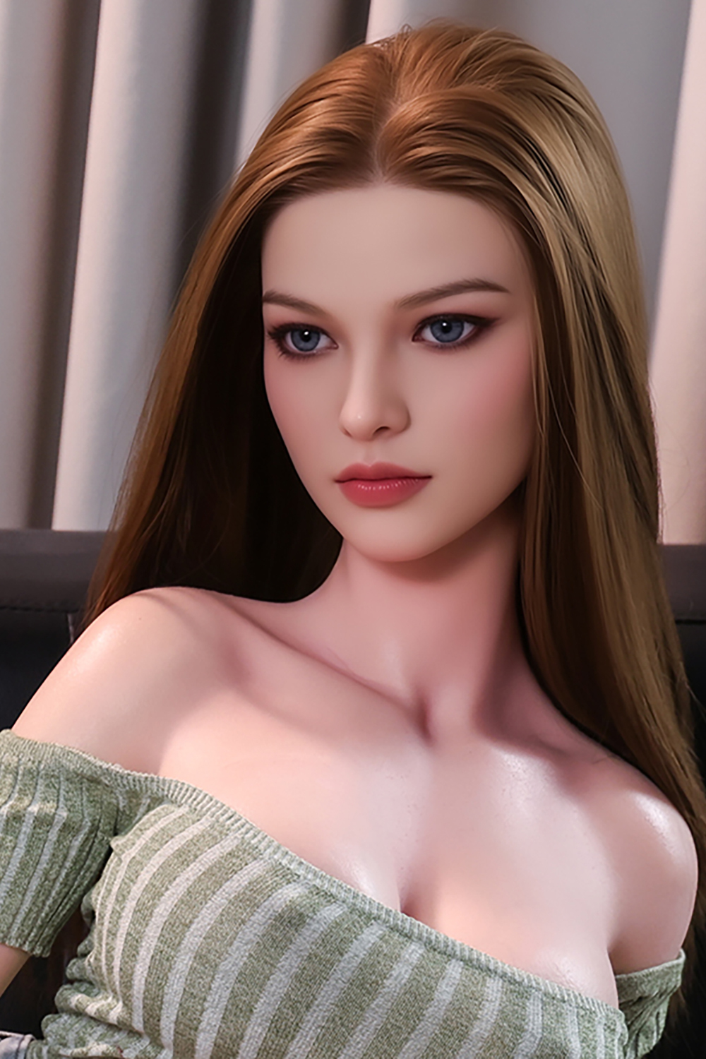 SYLVIA Slim Big Breast MILF Sex Doll Super Voluptuous TPE Sex Doll, Ultra-Soft & Bouncy Feel