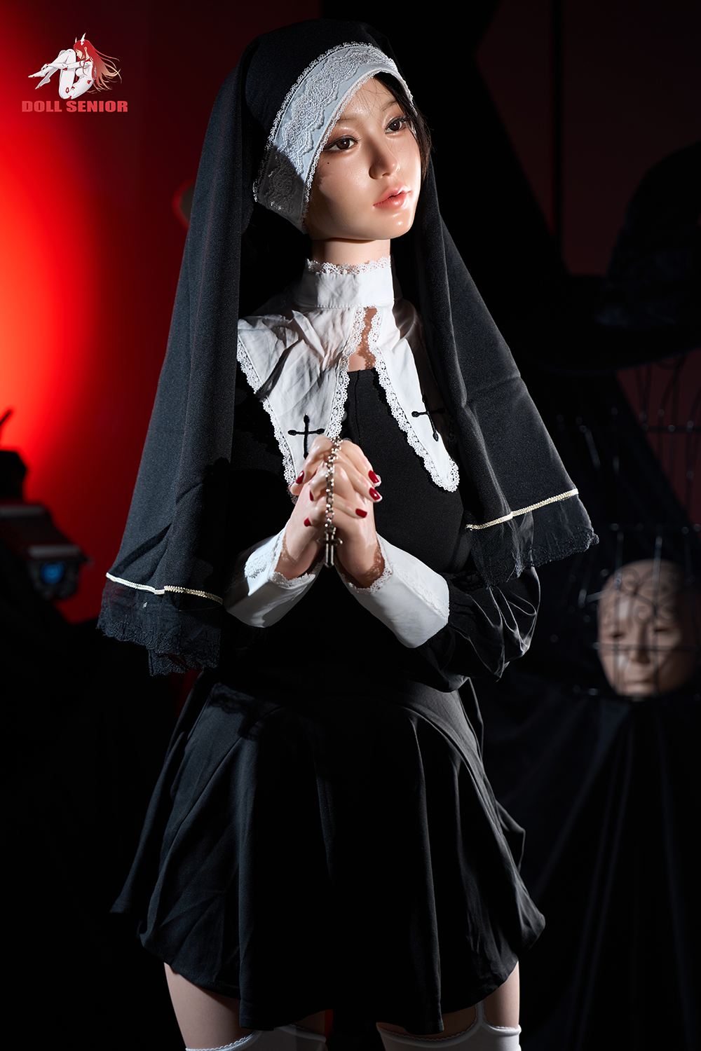 163cm F-Cup Silicone Sex Doll – Liz Christ | Nun-Inspired Aesthetic, Lifelike Silicone Presence