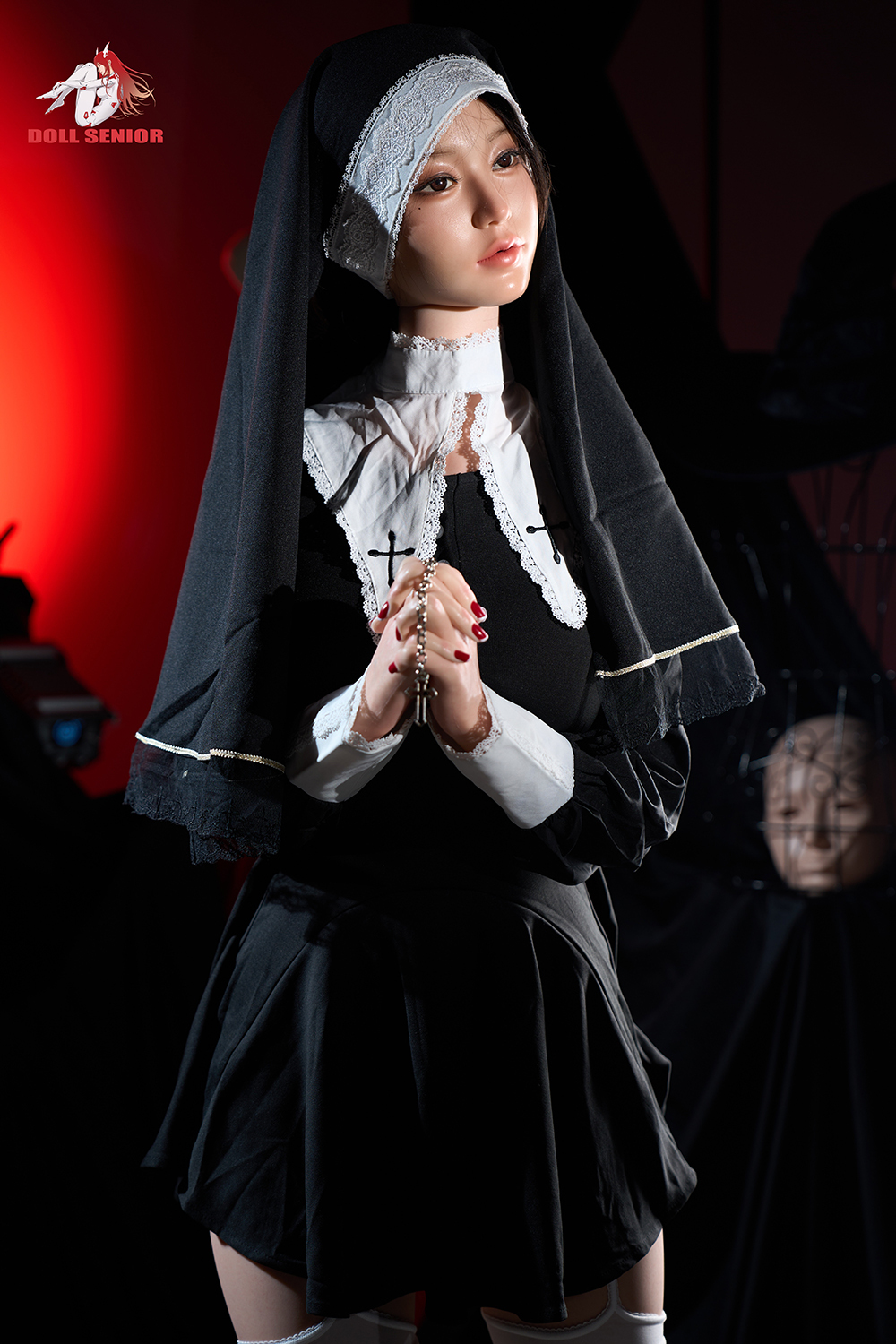 163cm F-Cup Silicone Sex Doll – Liz Christ | Nun-Inspired Aesthetic, Lifelike Silicone Presence
