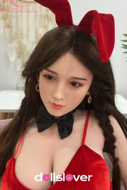 169cm D-Cup Silicone Head Sex Doll - Rionelle | Sexy Bunny Girl, Full Curves, Real Feel