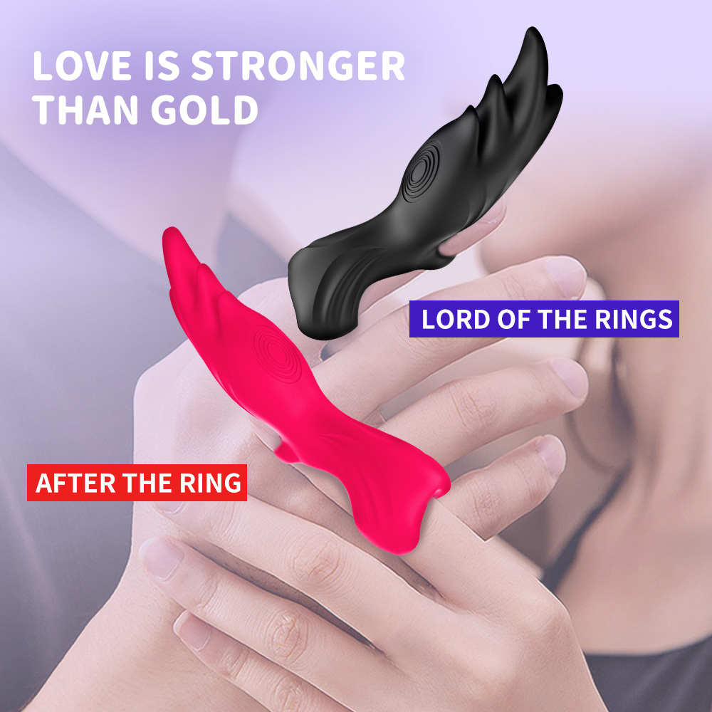 Six-Finger Magic Condom Sex Vibrator