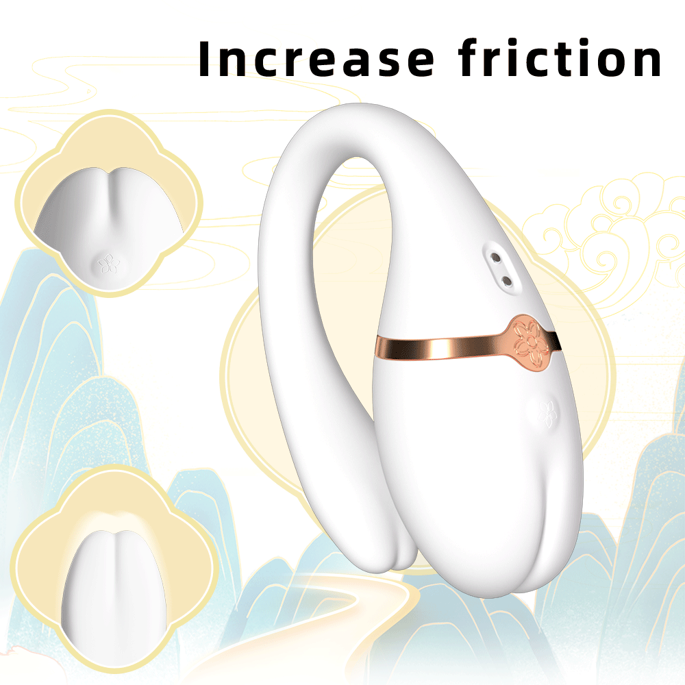 Flower Mandarin Duck Couple Resonant Massager