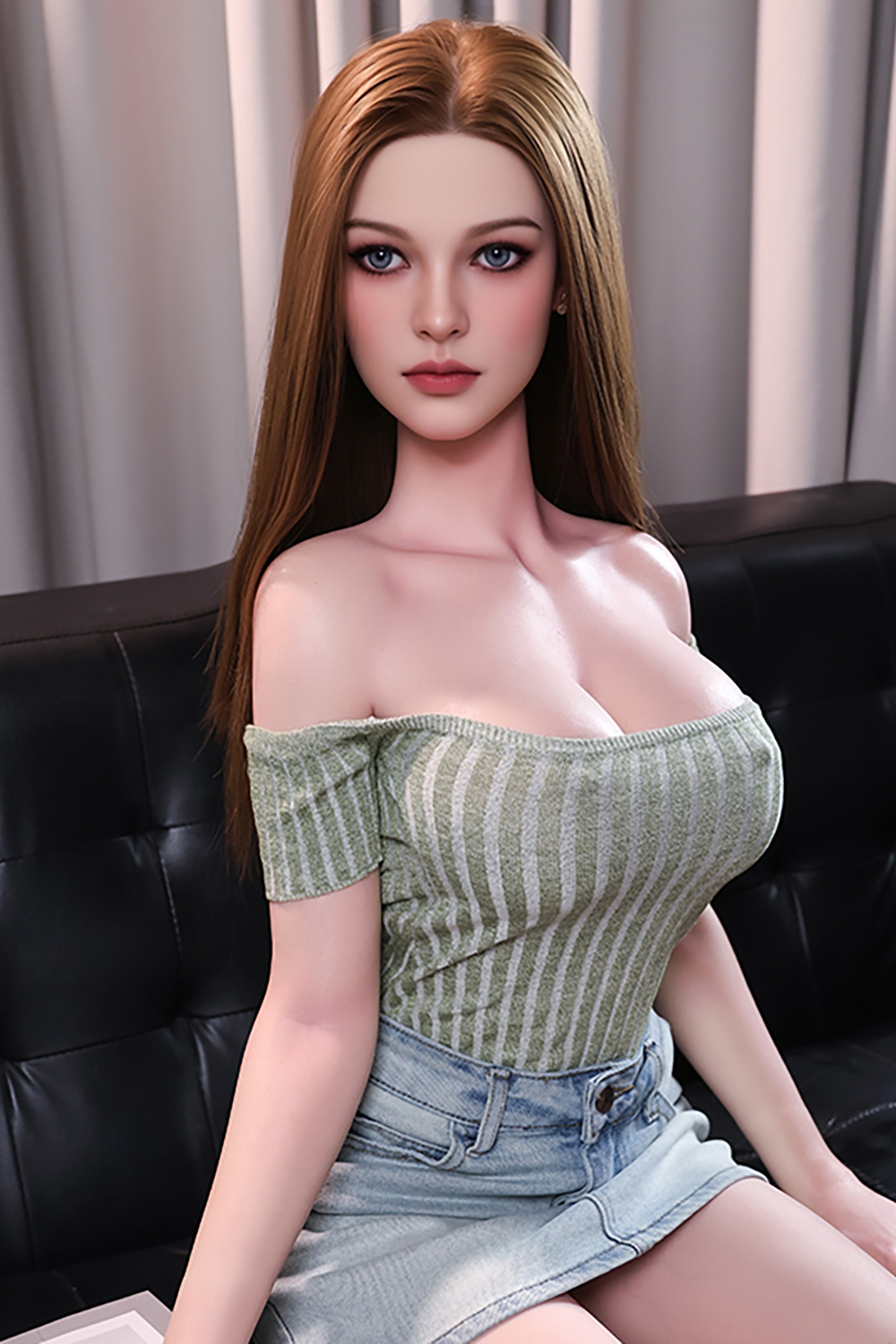 SYLVIA Slim Big Breast MILF Sex Doll Super Voluptuous TPE Sex Doll, Ultra-Soft & Bouncy Feel