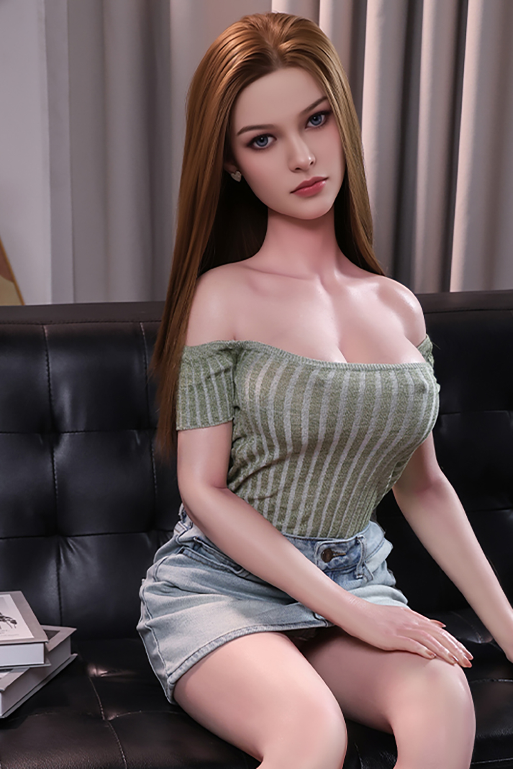 SYLVIA Slim Big Breast MILF Sex Doll Super Voluptuous TPE Sex Doll, Ultra-Soft & Bouncy Feel