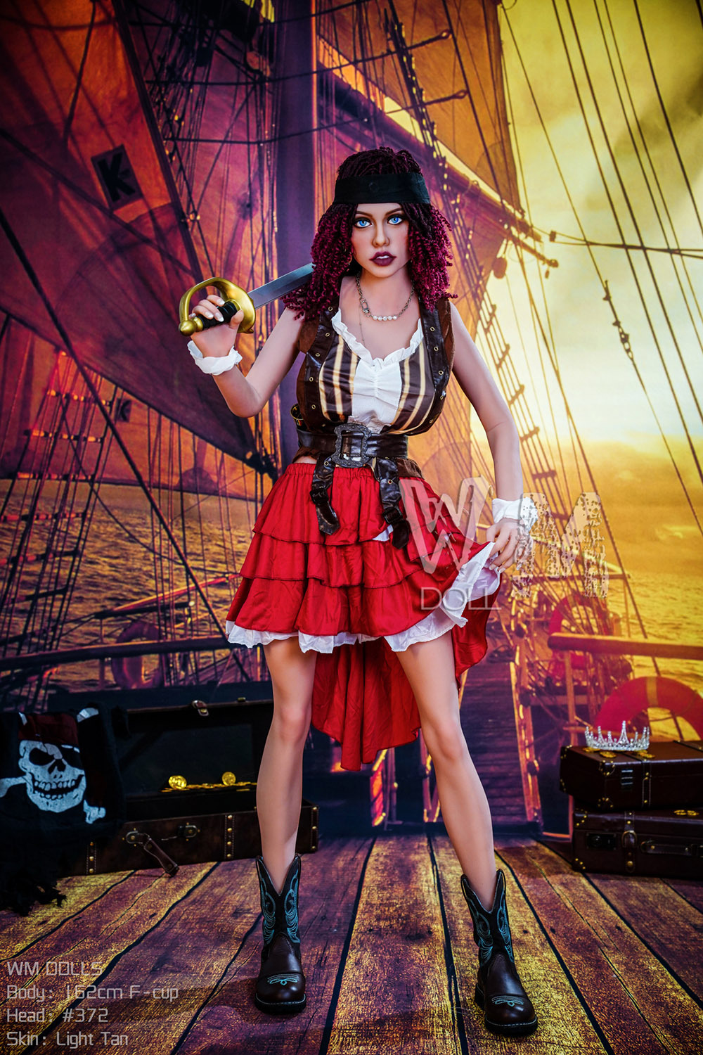 162cm/5.4ft F-Cup TPE Sex Doll - Clarimond